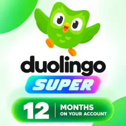 Duolingo Super | 12 MONTHS | To your account | No login required | Official subscribe