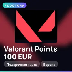 Valorant Points 100 EUR, подарочная карта, Европа, лот №276068