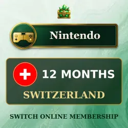 Nintendo Switch Online 12 months Individual Membership code, Switzerland