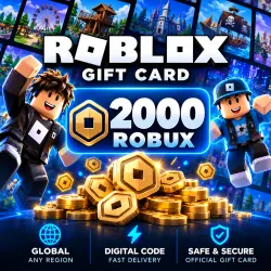 Roblox Gift Card 2000 Robux | GLOBAL | Цифровой код, лот №276090