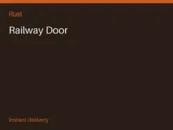 Railway Door #571326812 — Rust, лот №277148