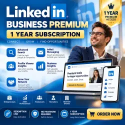 LinkedIn Business Premium – 1 Year | Redemption Link | No Password Required