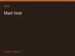 Mad Vest #577100708 — Rust, лот №277264