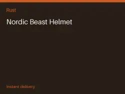 Nordic Beast Helmet #577531065 — Rust, лот №277275