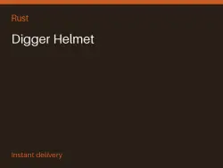 Digger Helmet #580316287 — Rust, лот №280566