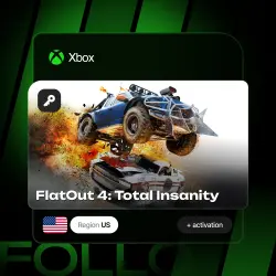 Xbox One / Series S|X | FlatOut 4: Total Insanity Key + activation