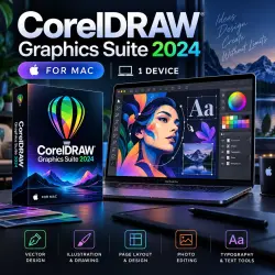 CorelDRAW Graphics Suite 2024 for Mac | Activation Key | 1 Device