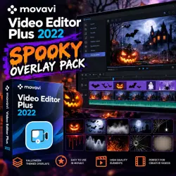 Movavi Video Editor Plus 2022 Spooky Overlay Pack | Ключ дополнения