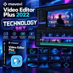 Movavi Video Editor Plus 2022 Technology Set | Ключ дополнения