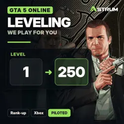 GTA 5 Online Leveling: Rank-up · level 1 → 250 | Xbox | Piloted