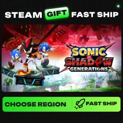 SONIC X SHADOW GENERATIONS | REGION SELECTION |STEAM GIFT