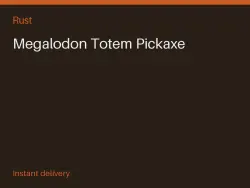 Megalodon Totem Pickaxe #577613800 — Rust, лот №278028