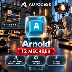 Autodesk Arnold — 12 месяцев на ваш аккаунт