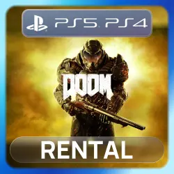 DOOM (2016) PS4 PS5 Rental 3-30 days Global