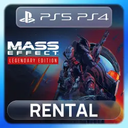 Mass Effect Legendary Edition PS4 PS5 Rental 3-30 days (MELE) Global