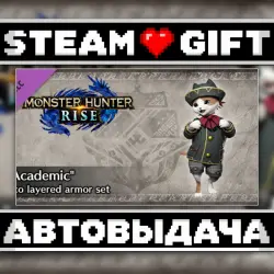 Monster Hunter Rise - "F Academic" Palico layered armor set • Steam • Россия и другие регионы