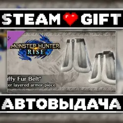 Monster Hunter Rise - "Fluffy Fur Belt" Hunter layered armor piece • Steam • Россия и другие регионы
