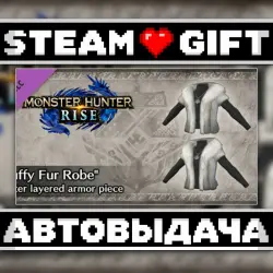 Monster Hunter Rise - "Fluffy Fur Robe" Hunter layered armor piece • Steam • Россия и другие регионы