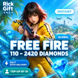 [AUTO 24/7] Free Fire Diamonds (110–2420) via Player ID