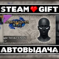 Monster Hunter Rise - "Single Stroke Cheek" makeup • Steam • Россия и другие регионы