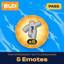 5 Random Emotes | The Strongest Battlegrounds