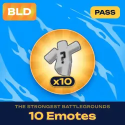 10 Random Emotes | The Strongest Battlegrounds