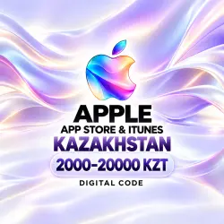 APPLE APP STORE / ITUNES KAZAKHSTAN 2000–20000 KZT | КОД — App Store и Apple ID, лот №279905