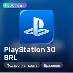 PlayStation Store 30 BRL, gift card, BR