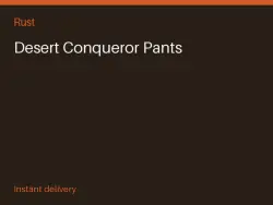 Desert Conqueror Pants #579782350 — Rust, лот №280597