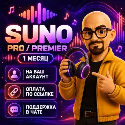 Suno Pro / Premier | 1 month | Your own account
