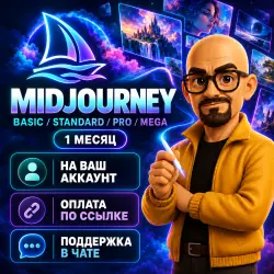 Midjourney Basic / Standard / Pro / Mega | 1 month