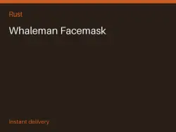 Whaleman Facemask #580046416 — Rust, лот №280606