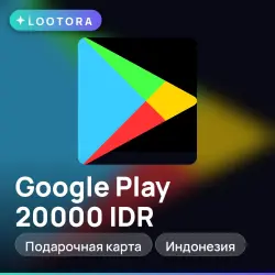Google Play 20000 IDR, gift card, ID
