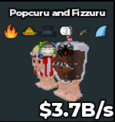 Попкуру и Физзуру 3.7B/S | Steal a Brainrot — Roblox, лот №280611