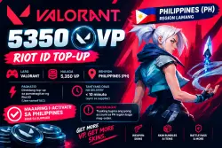 VALORANT 5350 VP | Philippines (PH) | Пополнение по Riot ID — скриншот 1