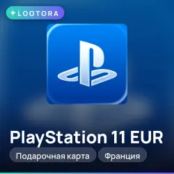 PlayStation Store 11 EUR, gift card, FR
