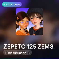 ZEPETO 125 ZEMS, top-up by player ID