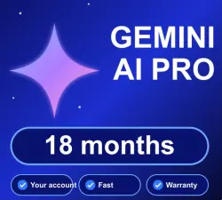 Gemini - Google AI Pro - 18 Months - Your Account