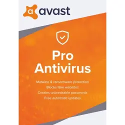 Avast Pro Antivirus 1 Device 1 Year | Subscription Key | GLOBAL