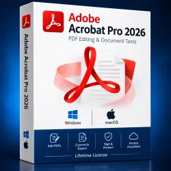 Adobe Acrobat Pro DC 2026 – Lifetime License For Windows And macOS