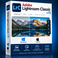 Adobe Lightroom Classic v15 – Lifetime License For Windows and macOS
