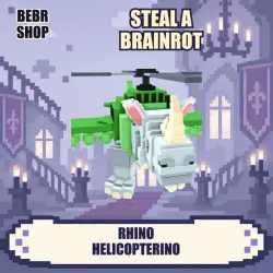 Rhino Helicopterino | Steal a Brainrot — Roblox, лот №289058