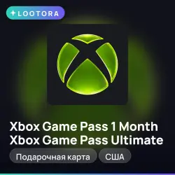 1 Month Xbox Game Pass Ultimate, ключ подписки, США, гейм пасс иксбокс