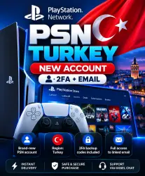 PSN TURKEY | PS4/PS5 | FULL ACCESS + EMAIL + 2FA | AUTO 24/7