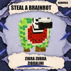 Zibra Zubra Zibralini | Steal a Brainrot — Roblox, лот №289541