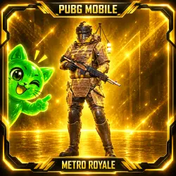 Gold Mk14 Cobra + Full 6 Cb | PUBG Mobile Metro Royale (copy)