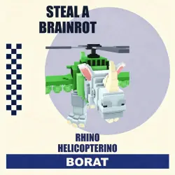 Rhino Helicopterino | Steal a Brainrot — Roblox, лот №290889