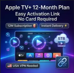 Apple TV+ 12-Month Access – Instant Activation Link