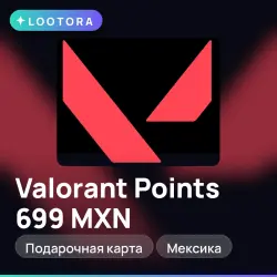 Valorant Points 699 MXN, подарочная карта валорант, Мексика, лот №291490