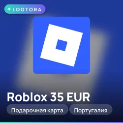 Roblox 35 EUR, подарочная карта роблокс, Португалия, лот №291533